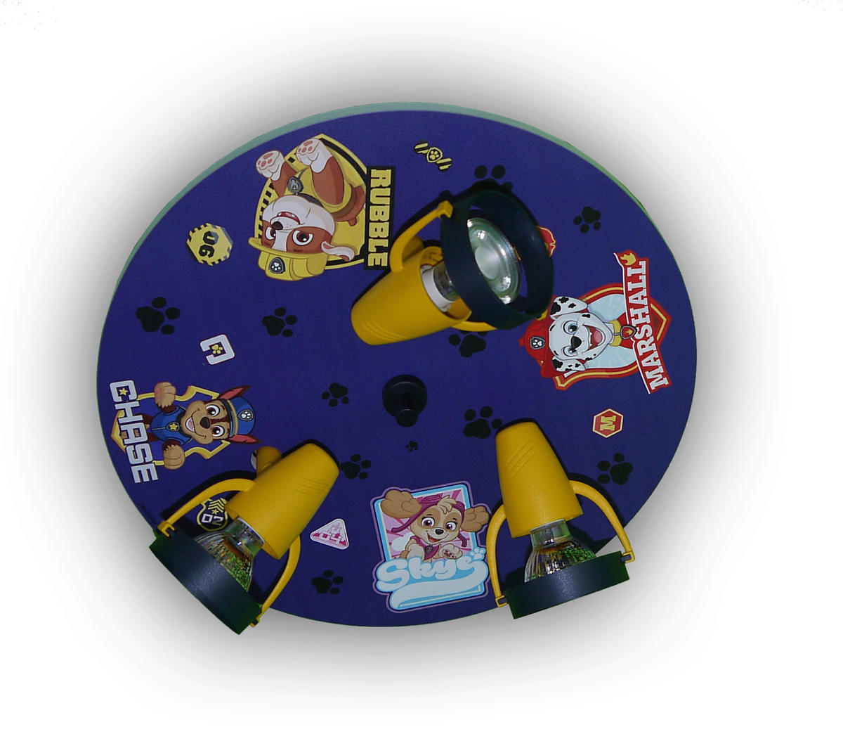 KINDERDECKENLEUCHTE Paw Patrol 35/15 cm  - Blau/Multicolor, Design, Holzwerkstoff/Kunststoff (35/15cm) - Niermann