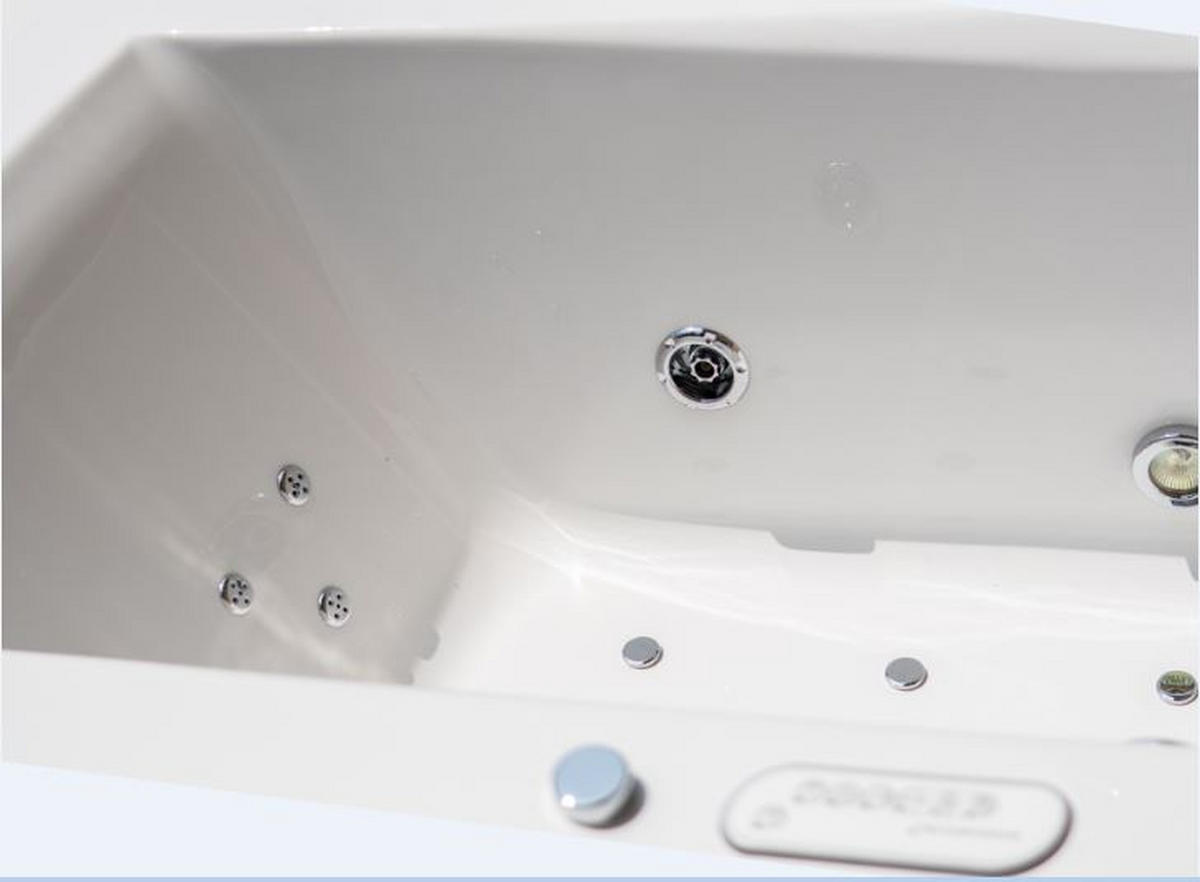 WHIRLPOOL-BADEWANNE Wandmontage   - Weiß, Basics (80/47/170cm)