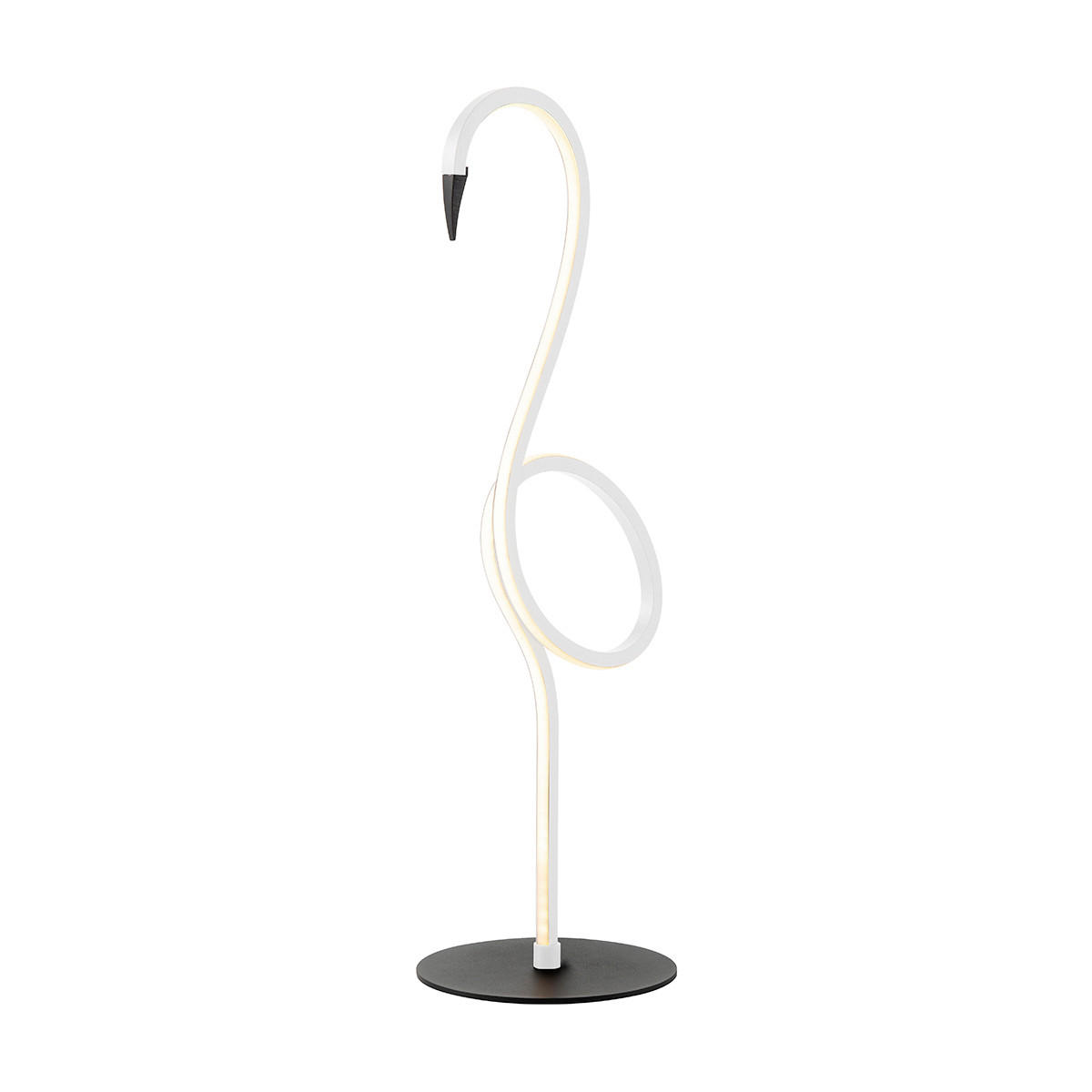 LED-SCHREIBTISCHLEUCHTE Flamingo 15/50 cm   - Weiß, Trend, Kunststoff/Metall (15/50cm) - Elstead Lighting