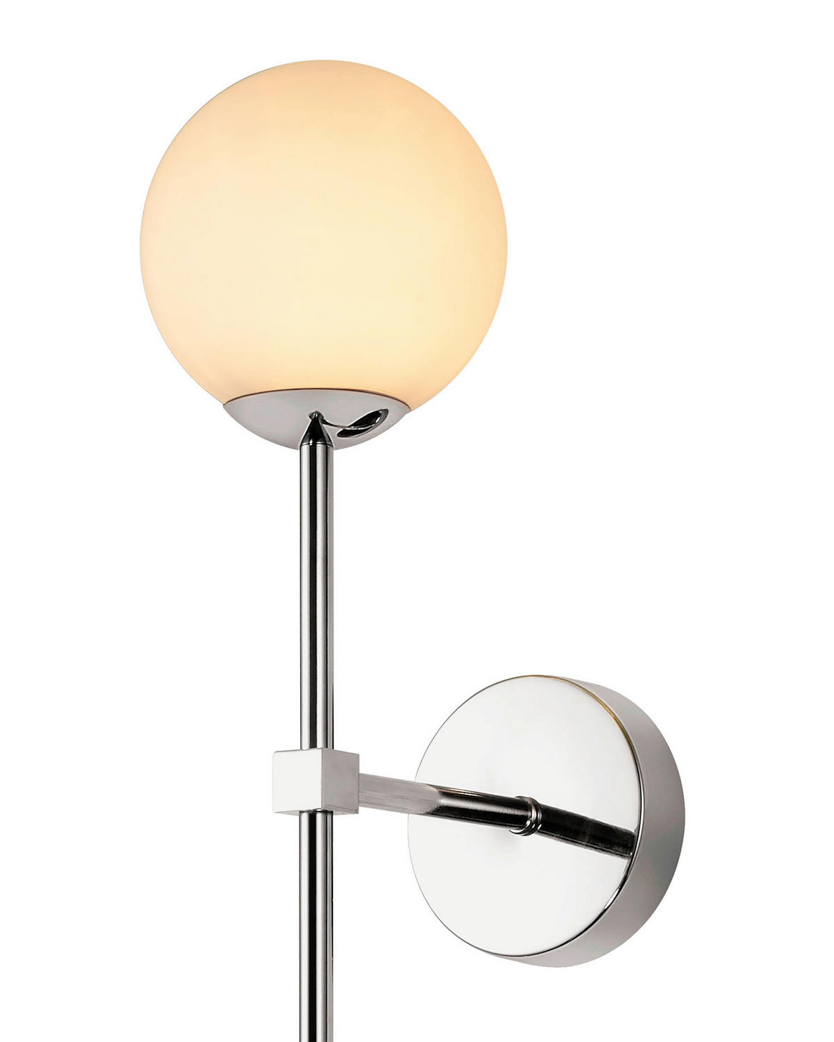WANDLEUCHTE Piruleta  49/12/20 cm  - Chromfarben, Design, Metall (49/12/20cm)