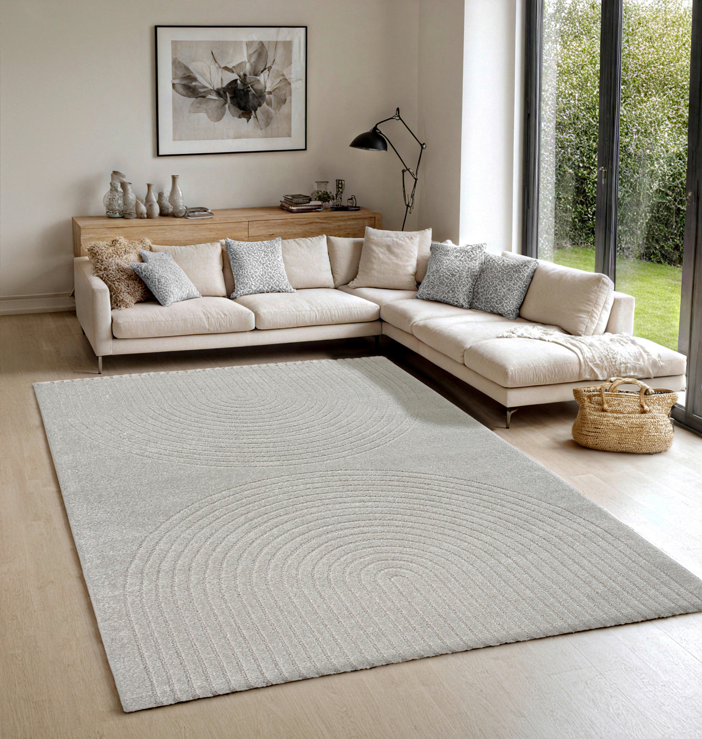 WEBTEPPICH 160/220 cm Eclipse Grau  - Grau, Basics, Textil (160/220cm)