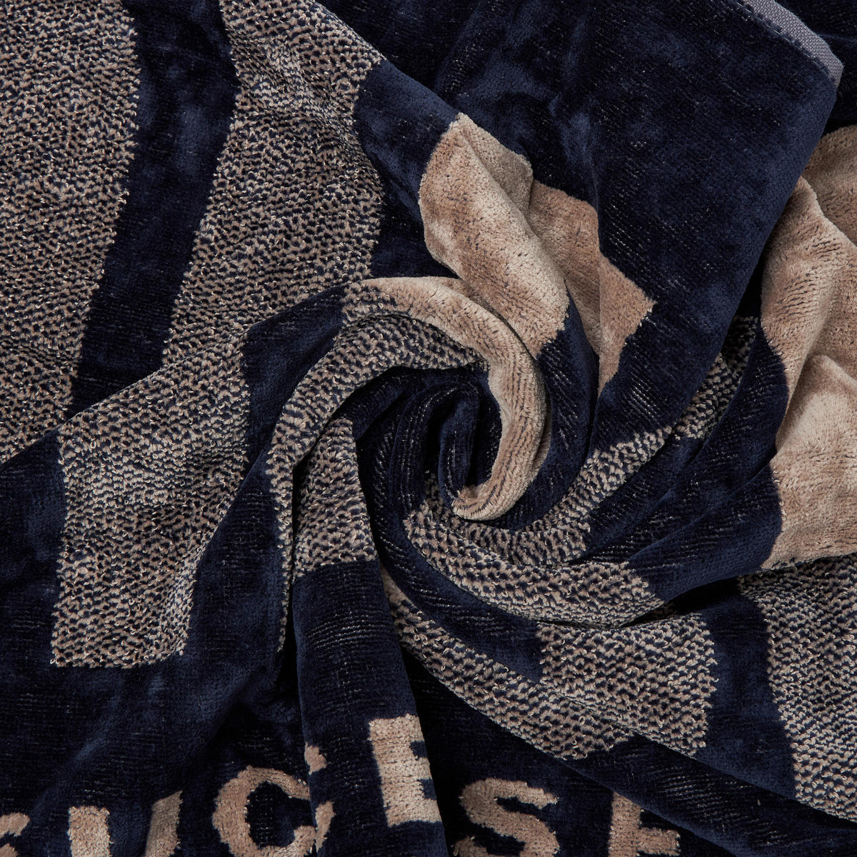 FROTTIERSET SMILE Blau 2-teilig  - Blau, Basics, Textil - Diesel