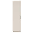 GARDEROBENSCHRANK  in 50/205/40 cm  - Kaschmir/Schwarz, Design, Holzwerkstoff/Kunststoff (50/205/40cm) - Carryhome