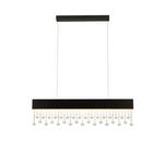 LED-HÄNGELEUCHTE 100/7/120 cm  - Transparent, Design, Glas/Metall (100/7/120cm) - Novel