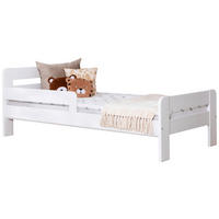 BETT 100/200 cm  in Weiß  - Naturfarben/Weiß, MODERN, Holz (100/200cm) - Livetastic