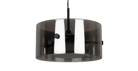 LED-HÄNGELEUCHTE 128/16/150 cm  - Schwarz, Design, Glas/Kunststoff (128/16/150cm) - Novel