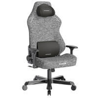 GAMINGSTUHL Grau Metall, Textil   - Schwarz/Grau, KONVENTIONELL, Textil/Metall (80/138,5-148/60cm) - Dxracer