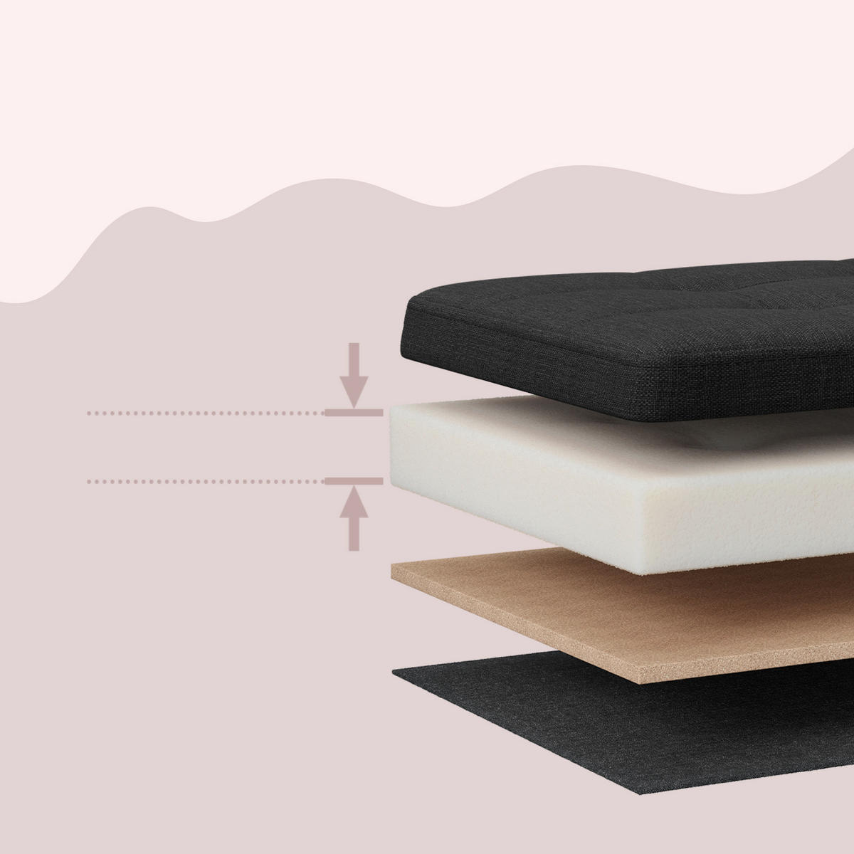 SITZBOX  - Schwarz, Trend, Textil (76/38/38cm) - Boxxx