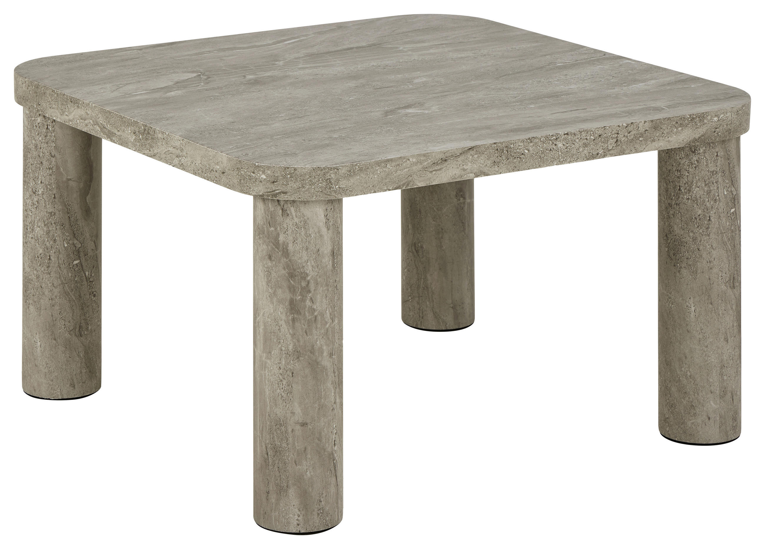 Mid.you Couchtisch Solano Grau 60x36x60 cm