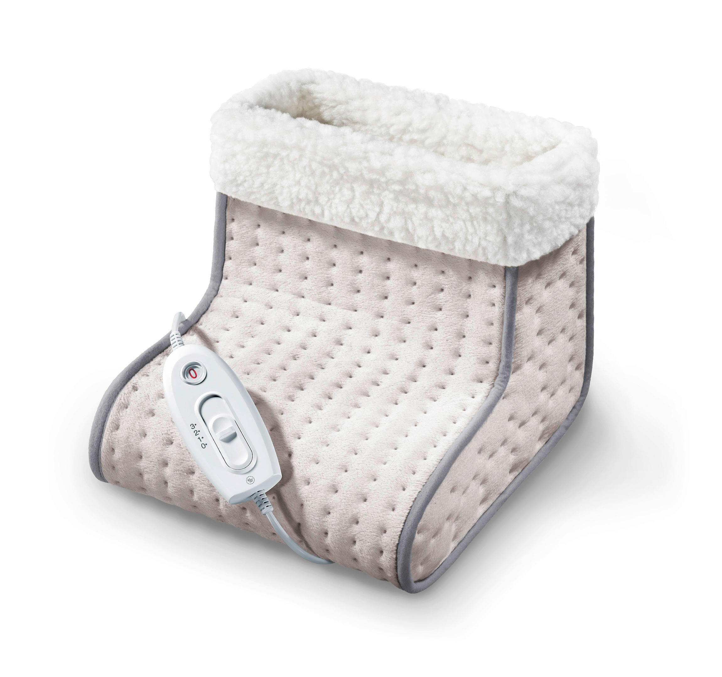 FUßWÄRMER - Beige/Weiß, Basics (39,0/25,5/29,0cm) - Beurer