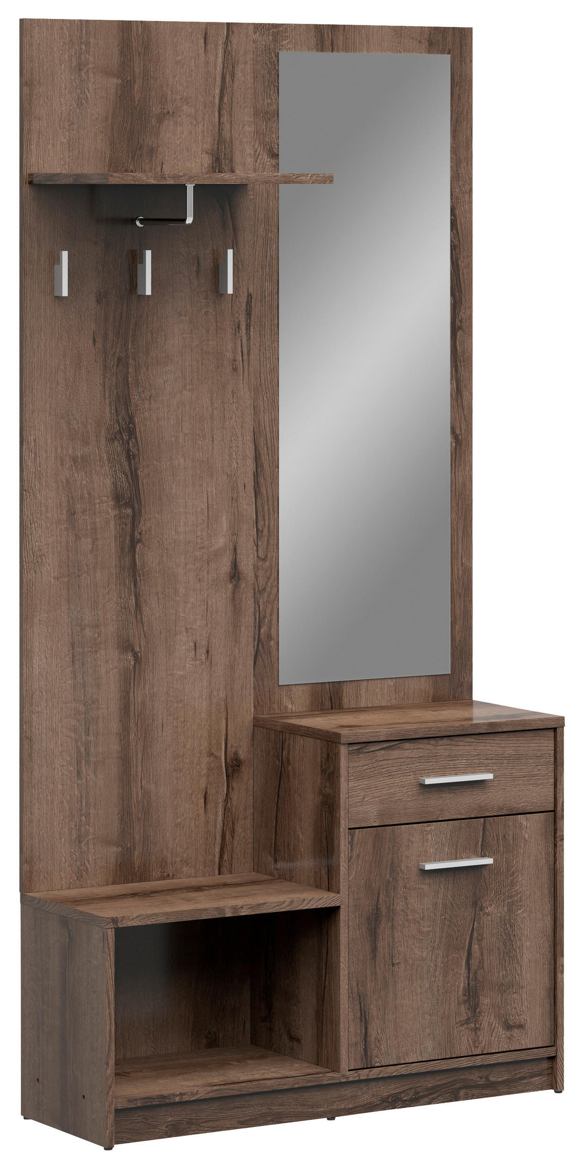 PREDSOBA temni hrast - temni hrast, Design, leseni material (90/185,5/30,5cm) - Livetastic