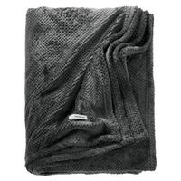 DEKA, polyester, 140/190 cm - sivá/antracitová, Basics, textil (140/190cm) - Tom Tailor