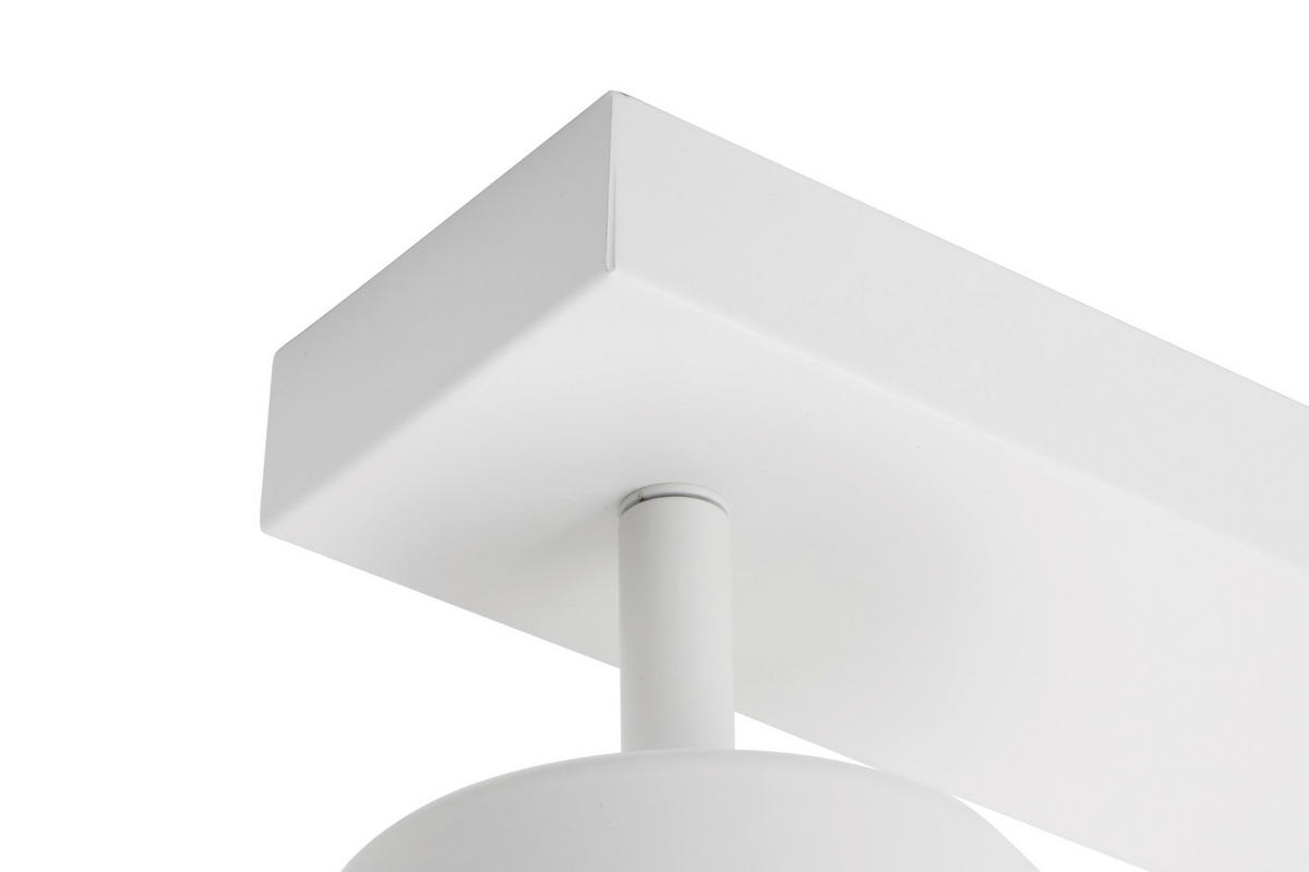 LED-STRAHLER Puk 25/8/10,8 cm   - Weiß, Design, Metall (25/8/10,8cm) - Novel