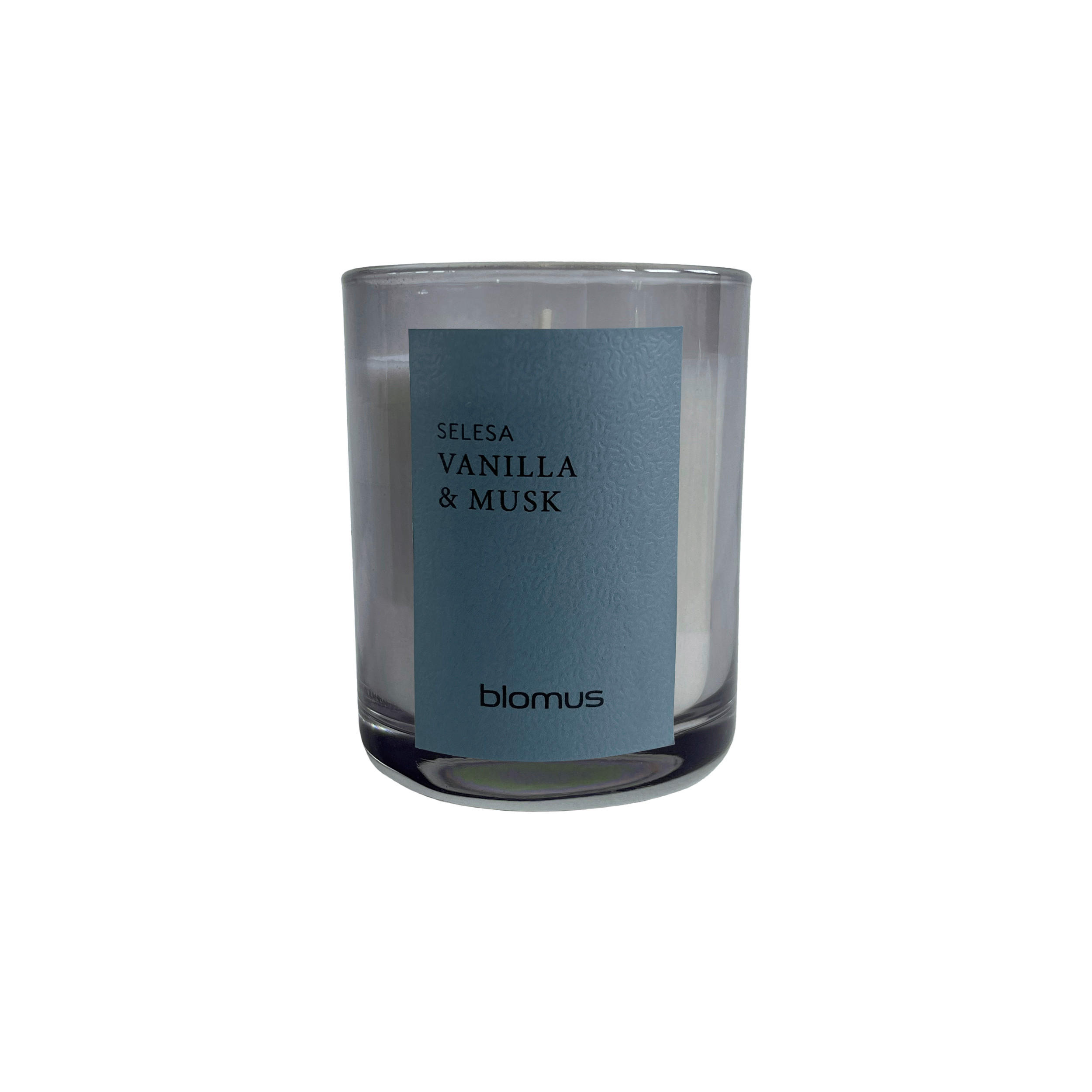 DUFTKERZE SELESA  - Grau, Trend, Glas (6/8cm) - Blomus