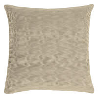 KISSENHÜLLE WAVE 50/50 cm  - Taupe, Basics, Textil (50/50cm) - Novel