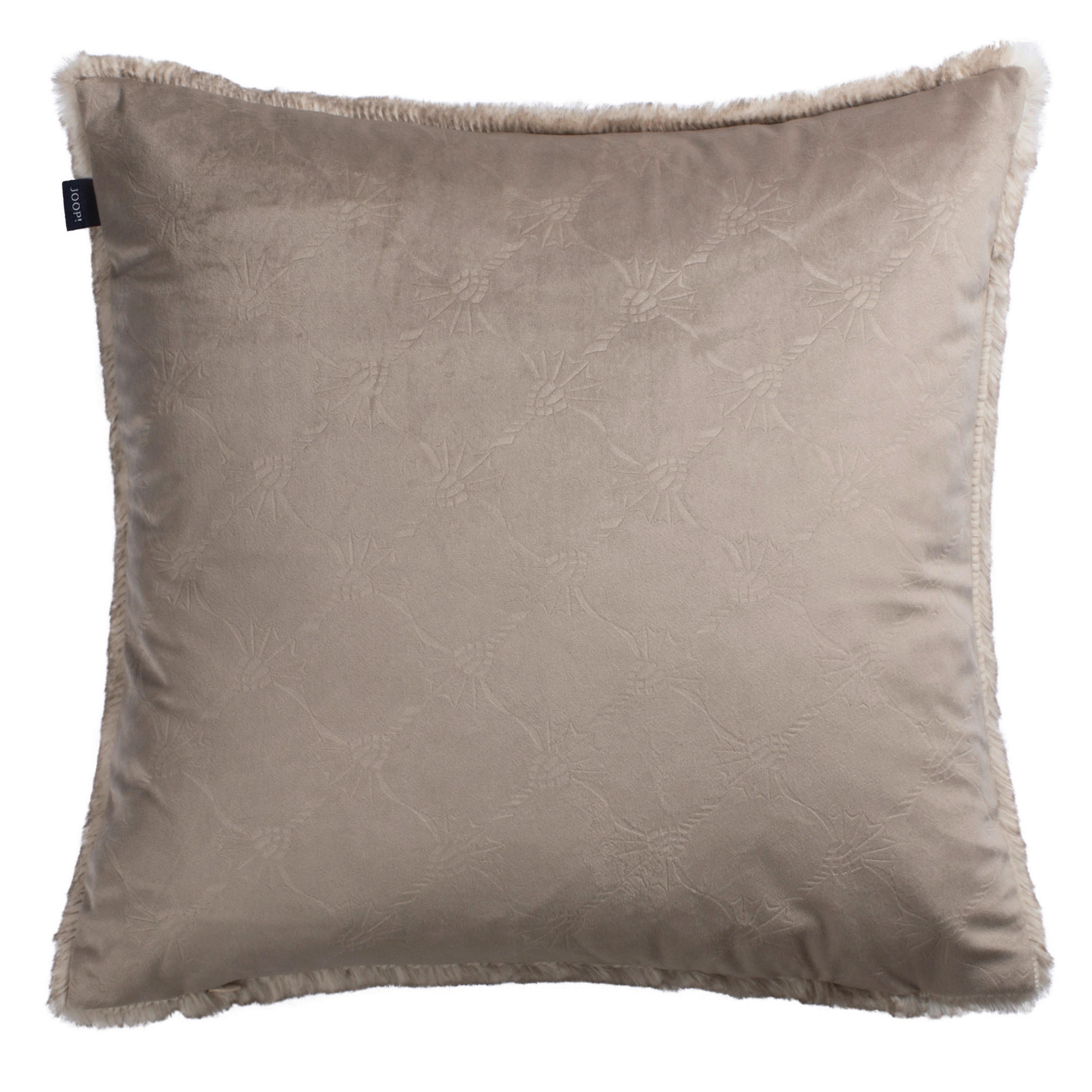 KISSENHÜLLE Fur 45/45 cm  - Naturfarben, Design, Textil (45/45cm) - Joop!