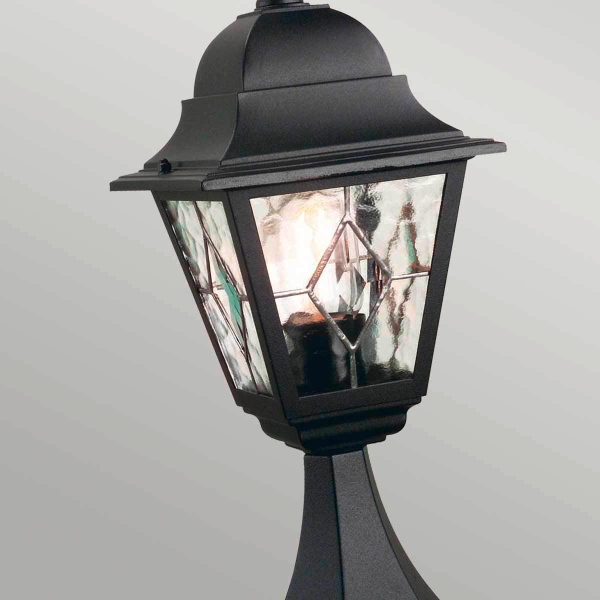 VÄGLAMPA - svart, Klassisk, metall/glas (44/18,4/18,4cm) - Elstead Lighting