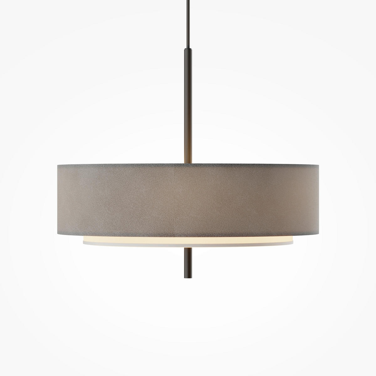 PENDELLEUCHTE Bergamo 50/346 cm  - Schwarz, Design, Metall (50/346cm) - MAYTONI
