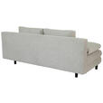 SCHLAFSOFA Lia in Webstoff Taupe  - Taupe/Schwarz, Design, Textil/Metall (197/84/92,5cm) - Hom`in
