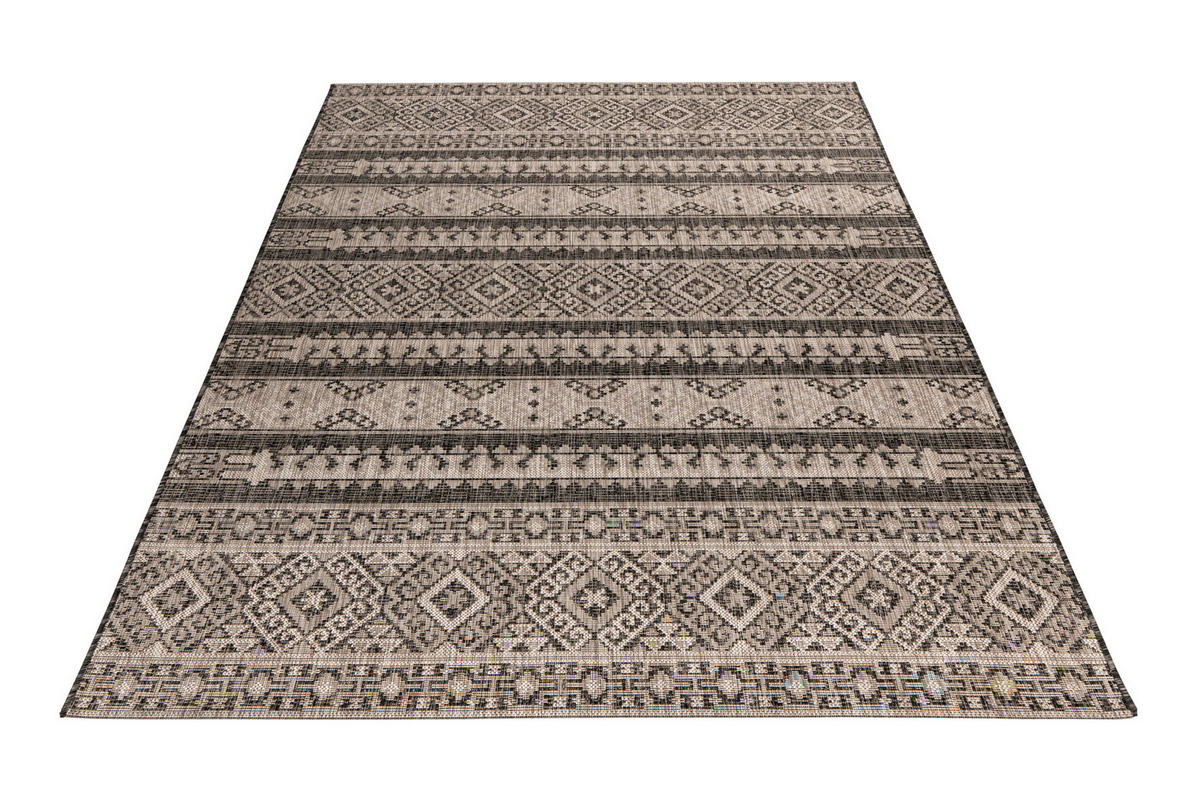 OUTDOORTEPPICH 120/170 cm My Nordic Grau, Graubraun  - Graubraun/Grau, LIFESTYLE, Textil (120/170cm) - Obsession