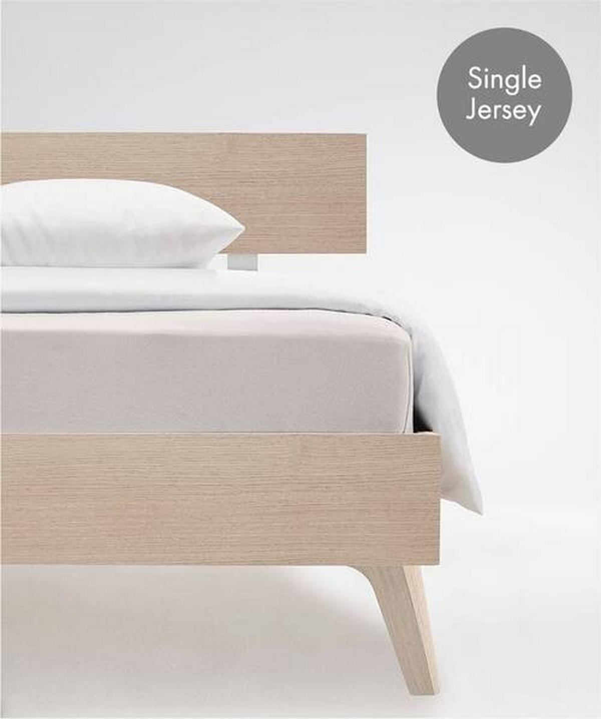 SPANNBETTTUCH Jenny C Single-Jersey  - Weiß, Basics, Textil (120/200cm) - Fleuresse