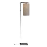 STOJACÍ LAMPA, 35/160 cm  - černá/béžová, Basics, kov/textil (35/160cm) - It's about Romi