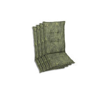 SESSELAUFLAGENSET Blätter  - Grün, Basics, Textil (50/7/108cm)