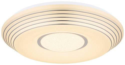 LED-DECKENLEUCHTE 40 W  50/8,5 cm    - Klar/Weiss, Basics, Kunststoff/Metall (50/8,5cm) - Globo