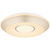 STROPNA LED-SVETILKA  Pillo //3000-6000 K// - bela/prozorno, Basics, kovina/umetna masa (50/8,5cm) - Globo