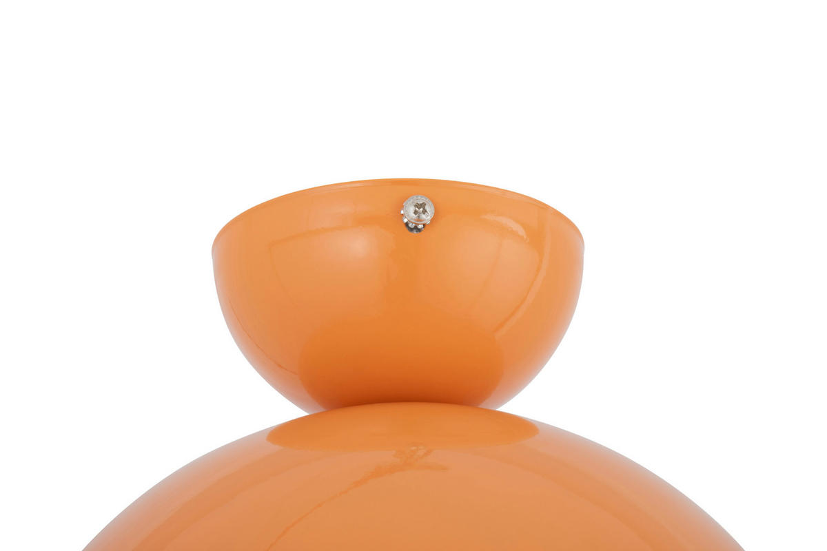 DECKENLEUCHTE 23/20 cm   - Orange, Design, Metall (23/20cm) - Collet's Monde