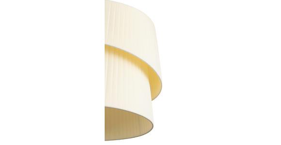 HÄNGELEUCHTE 40/140 cm - Creme, Trend, Textil/Metall (40/140cm) - Novel