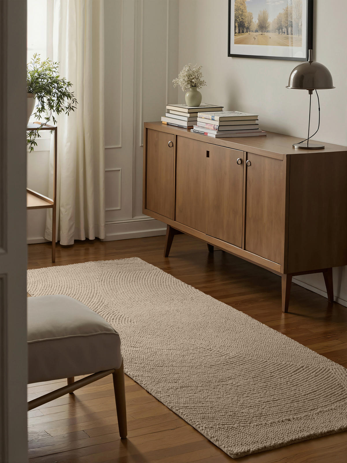 LÄUFER 80/300 cm Eleni  - Beige, Basics, Textil (80/300cm)