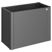 HOCHBEET 102/77/53 cm  - Dunkelgrau, Basics, Metall (102/77/53cm) - Biohort