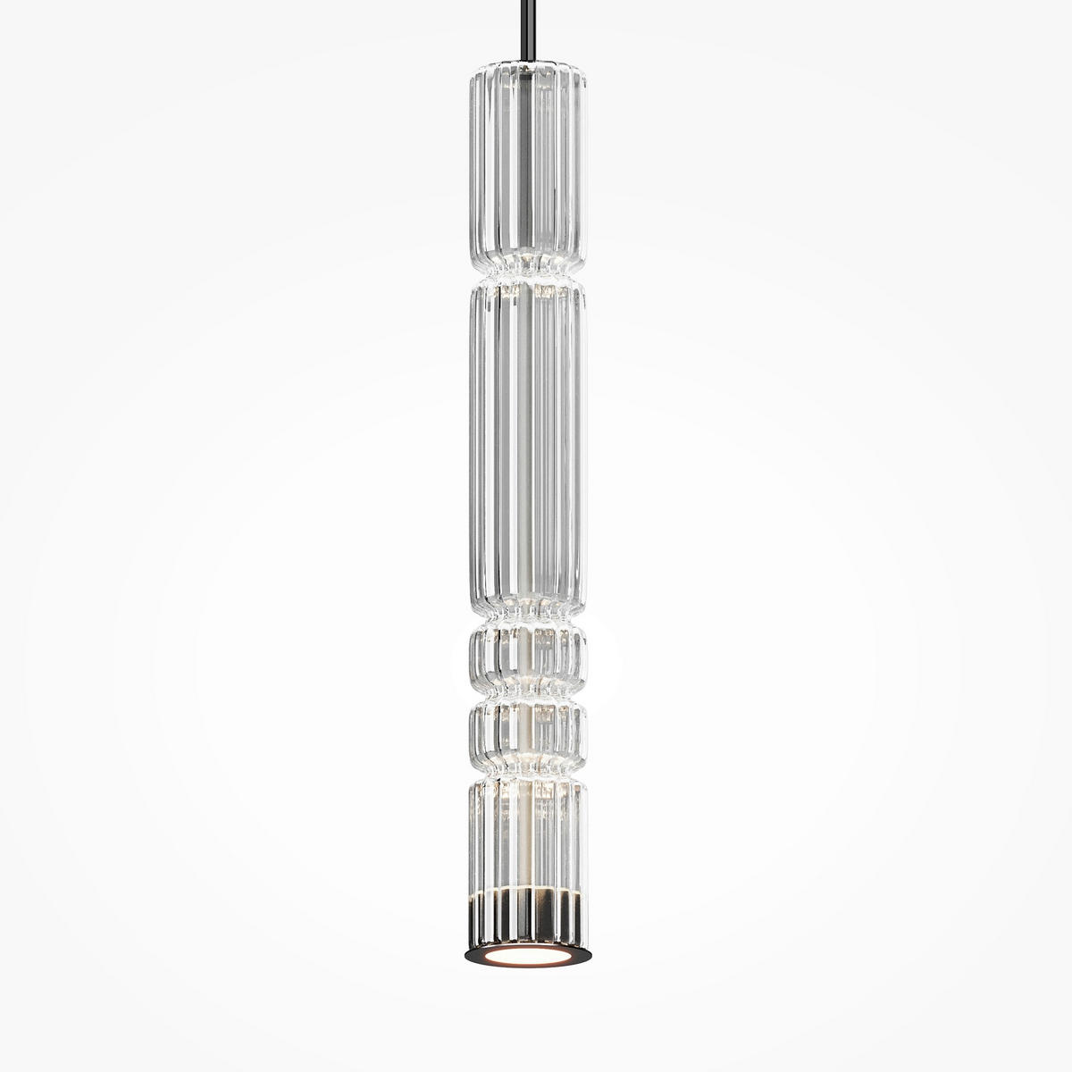 PENDELLEUCHTE Ordo 8/384 cm  - Chromfarben, Design, Metall (8/384cm) - MAYTONI