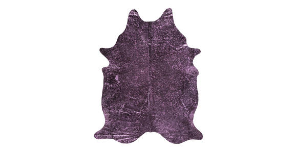 RINDERFELL - Blau/Bordeaux, Trend, Leder/Weitere Naturmaterialien (1,60/2,50cm) - Linea Natura