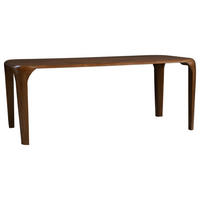 ESSTISCH in Holz 200/76/100 cm  - Walnussfarben, MODERN, Holz (200/76/100cm) - Livetastic