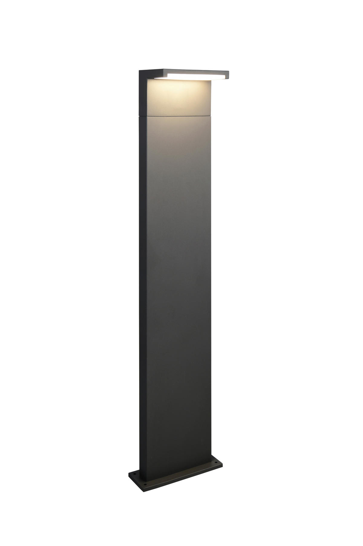 WEGELEUCHTE Ravi 22/100/14 cm  - Anthrazit/Weiß, Design, Kunststoff/Metall (22/100/14cm) - Trio Leuchten