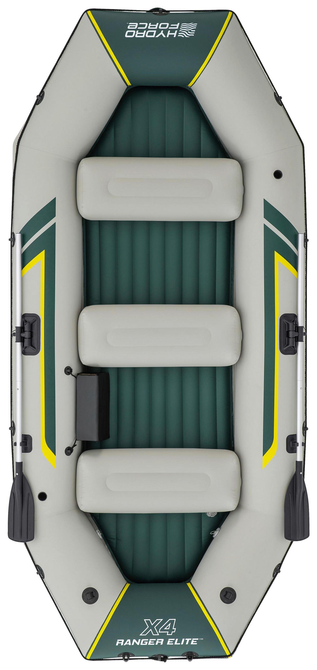 KAJAK  - Grau, KONVENTIONELL, Kunststoff/Metall (320/148/74cm) - Bestway