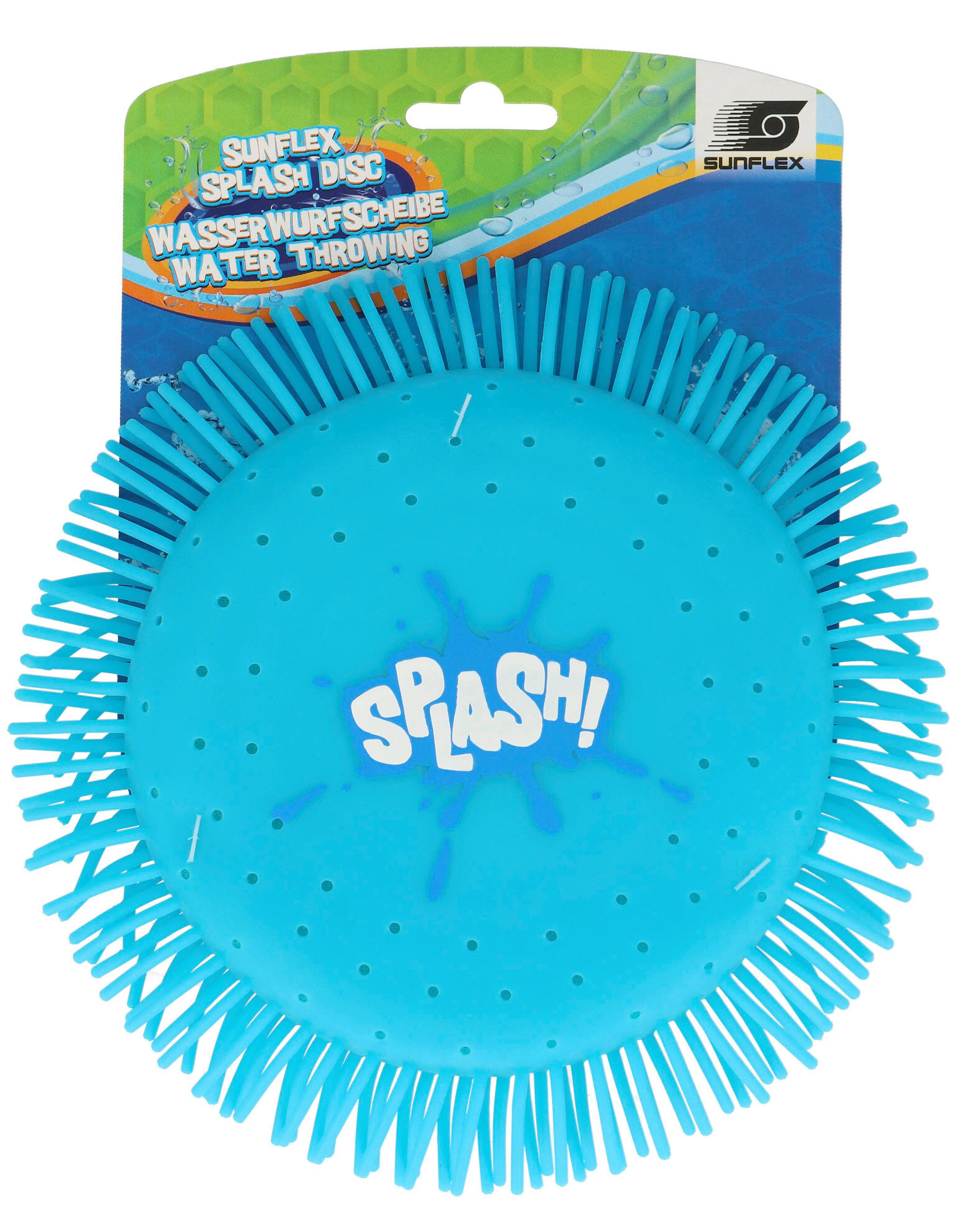 WURFSCHEIBE Hellblau, Limette  - Limette/Hellblau, Basics, Kunststoff (17cm) - sunflex