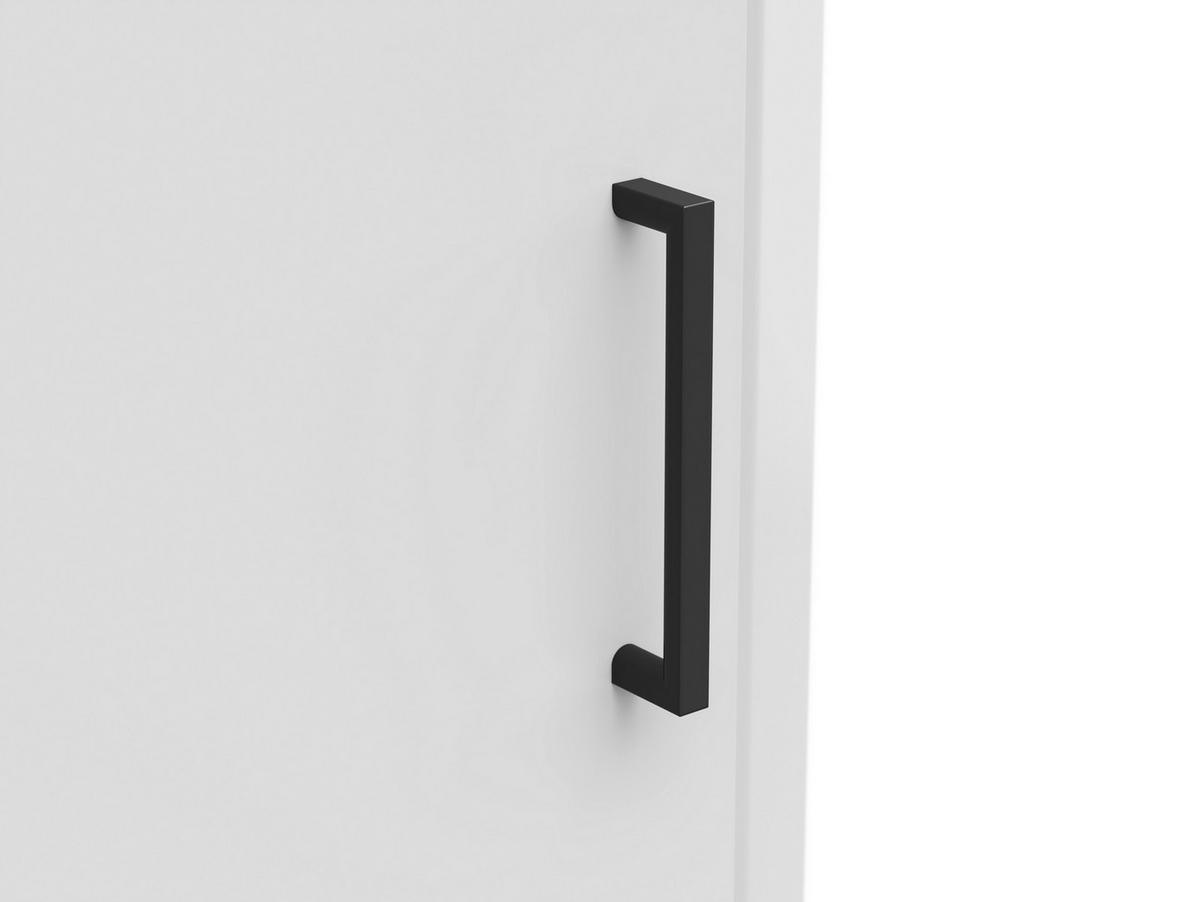 ECKKOMMODE 71,5/83/71,5 cm  in Weiss  - Weiss/Anthrazit, Modern, Holzwerkstoff/Kunststoff (71,5/83/71,5cm) - Carryhome
