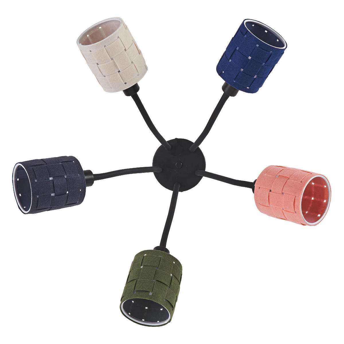 DECKENLEUCHTE    60,5/63/43,5 cm  - Multicolor, KONVENTIONELL, Naturmaterialien/Metall (60,5/63/43,5cm) - Ledvance