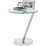 BEISTELLTISCH in Metall, Glas 45/45/52 cm  - Klar/Chromfarben, Basics, Glas/Metall (45/45/52cm) - Xora