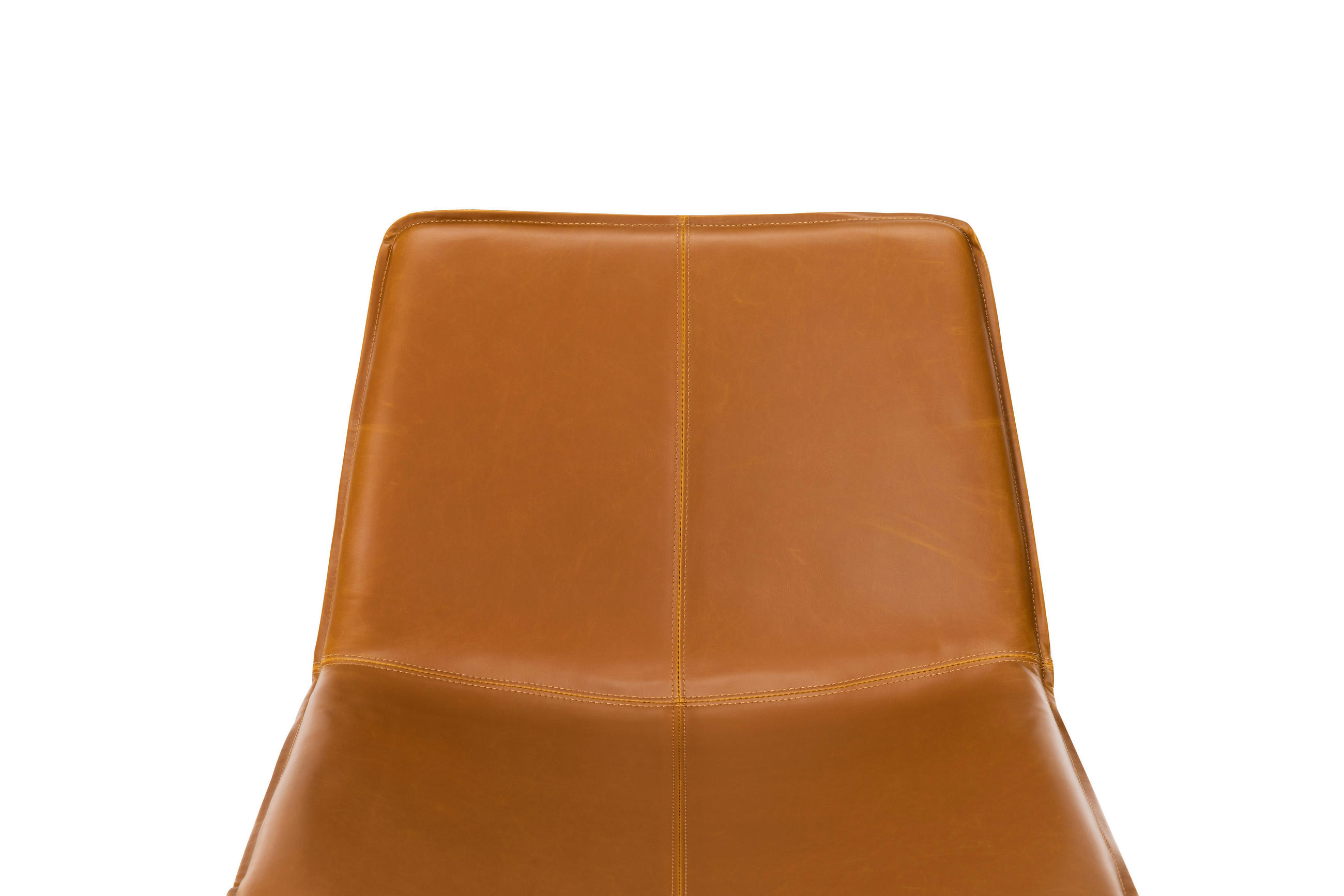 SESSEL Lederlook Gelb, Schwarz    - Gelb/Schwarz, Design, Holz/Textil (65/71/73cm) - MID.YOU