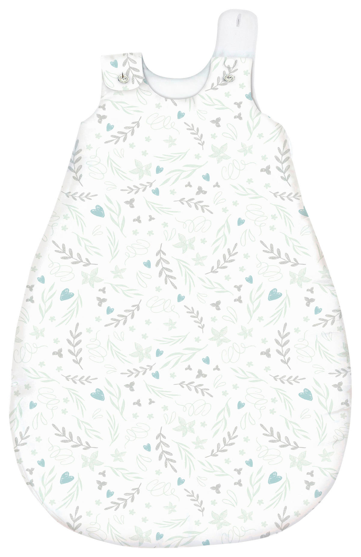 BABYSCHLAFSACK      - Grün, Basics, Naturmaterialien/Textil (42/56cm) - Avelia