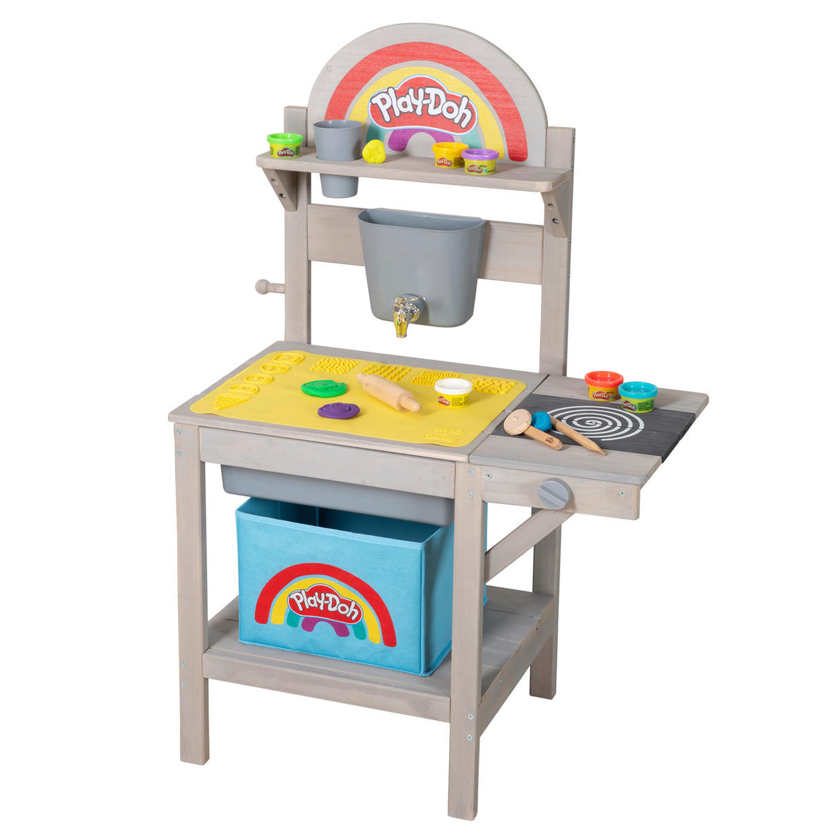 MATSCHKÜCHE - Multicolor, Basics, Naturmaterialien/Holz (65/100/35cm) - Roba