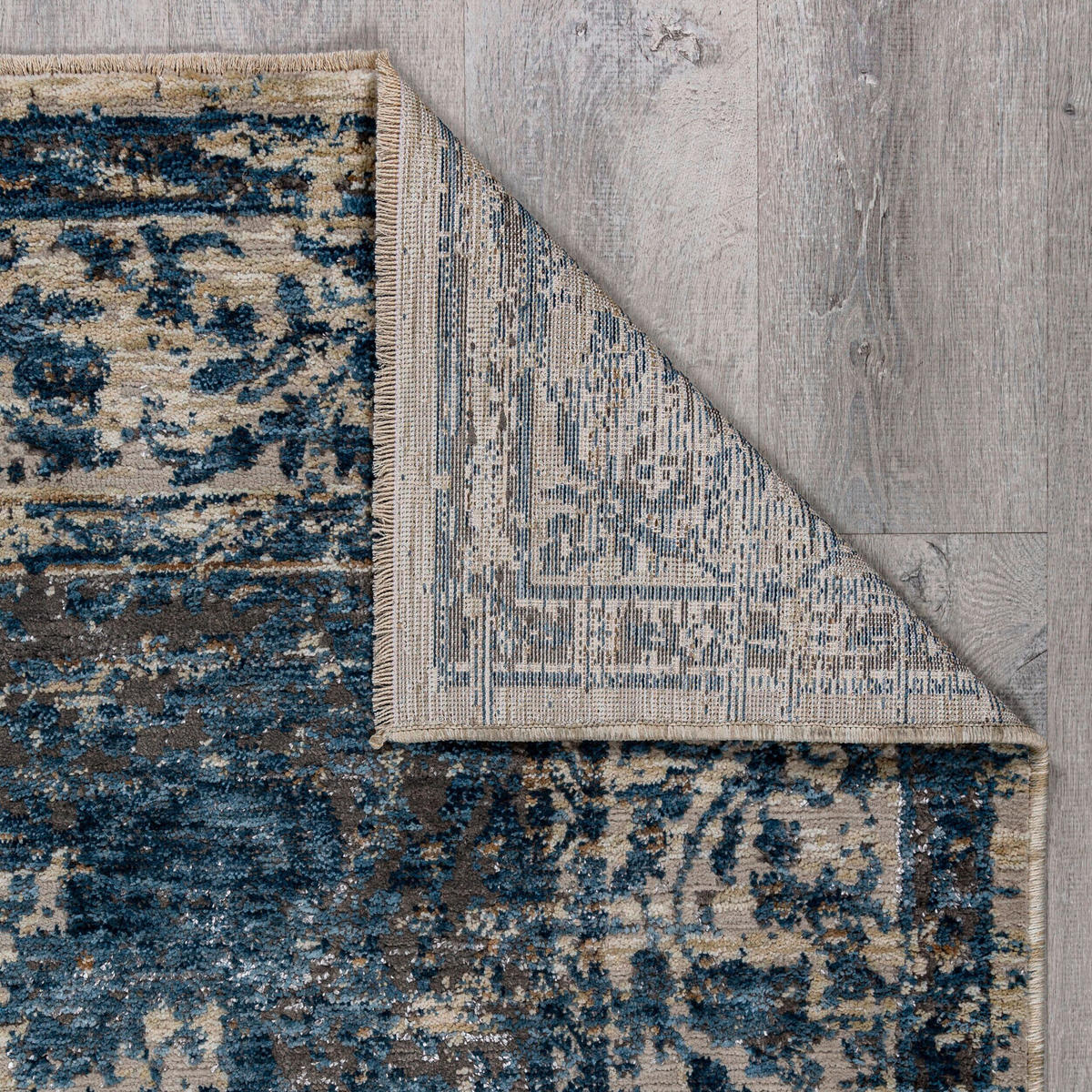 VINTAGE-TEPPICH 160/230 cm Blau  - Blau, MODERN, Textil (160/230cm) - Xora