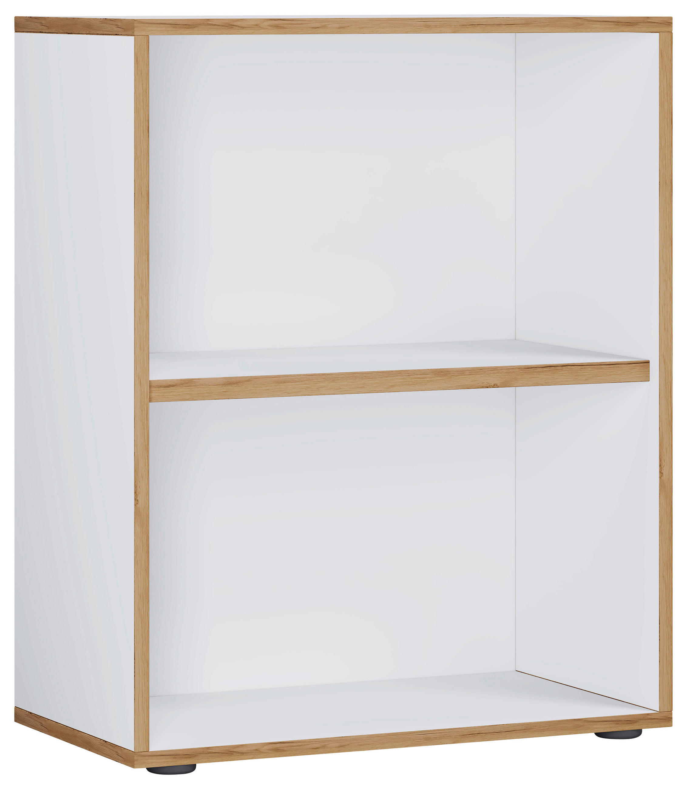 AKTENREGAL 60/74/33 cm  - Honigeiche/Schwarz, Design, Holzwerkstoff/Kunststoff (60/74/33cm) - MID.YOU