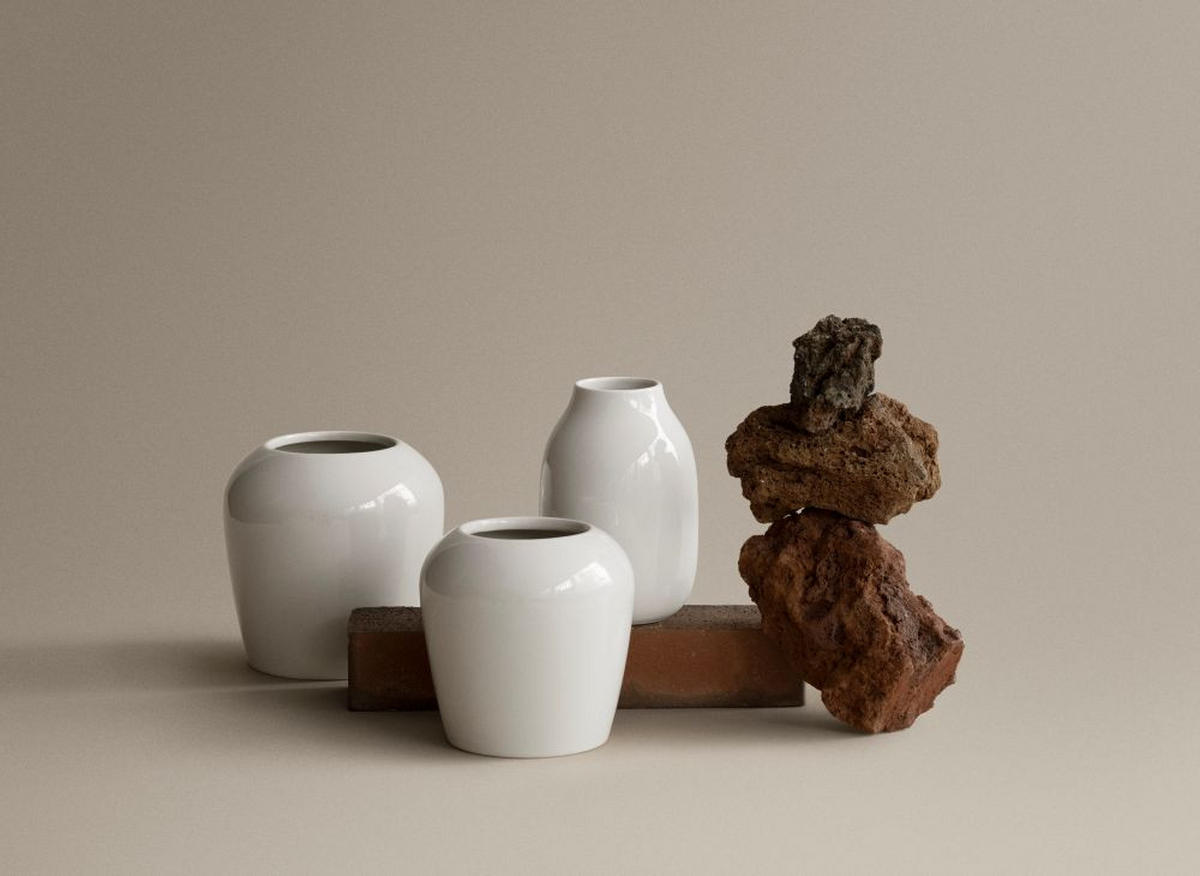 VASE LETA  - Beige, Basics, Keramik (13,0/13,0cm) - Blomus