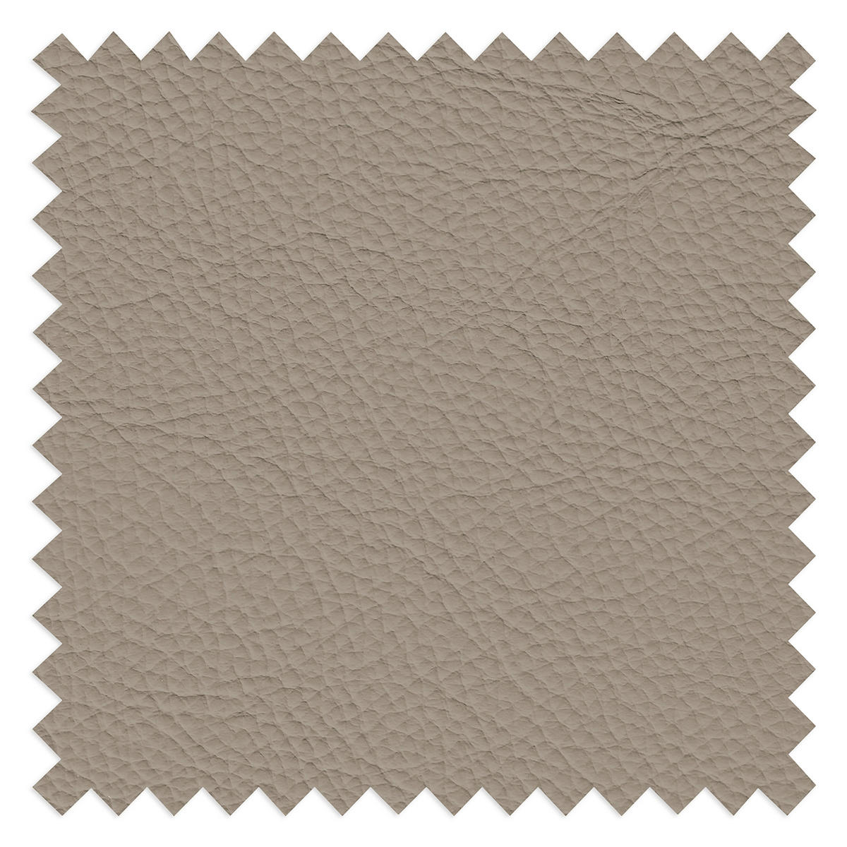 3-SITZER-SOFA Echtleder Taupe  - Taupe/Chromfarben, Design, Leder/Metall (225/92/99cm) - Livetastic