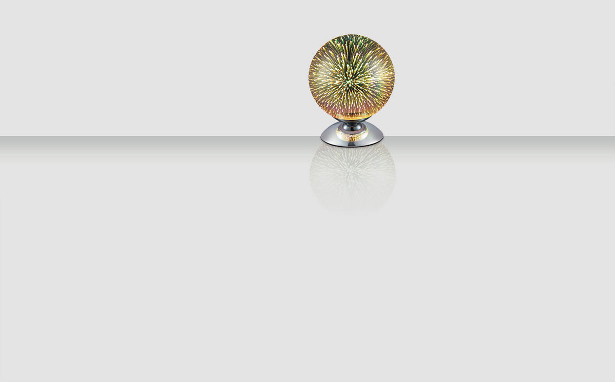 BORDSLAMPA Galaxy 20/25 cm   - kromfärg, Lifestyle, metall/glas (20/25cm) - Novel